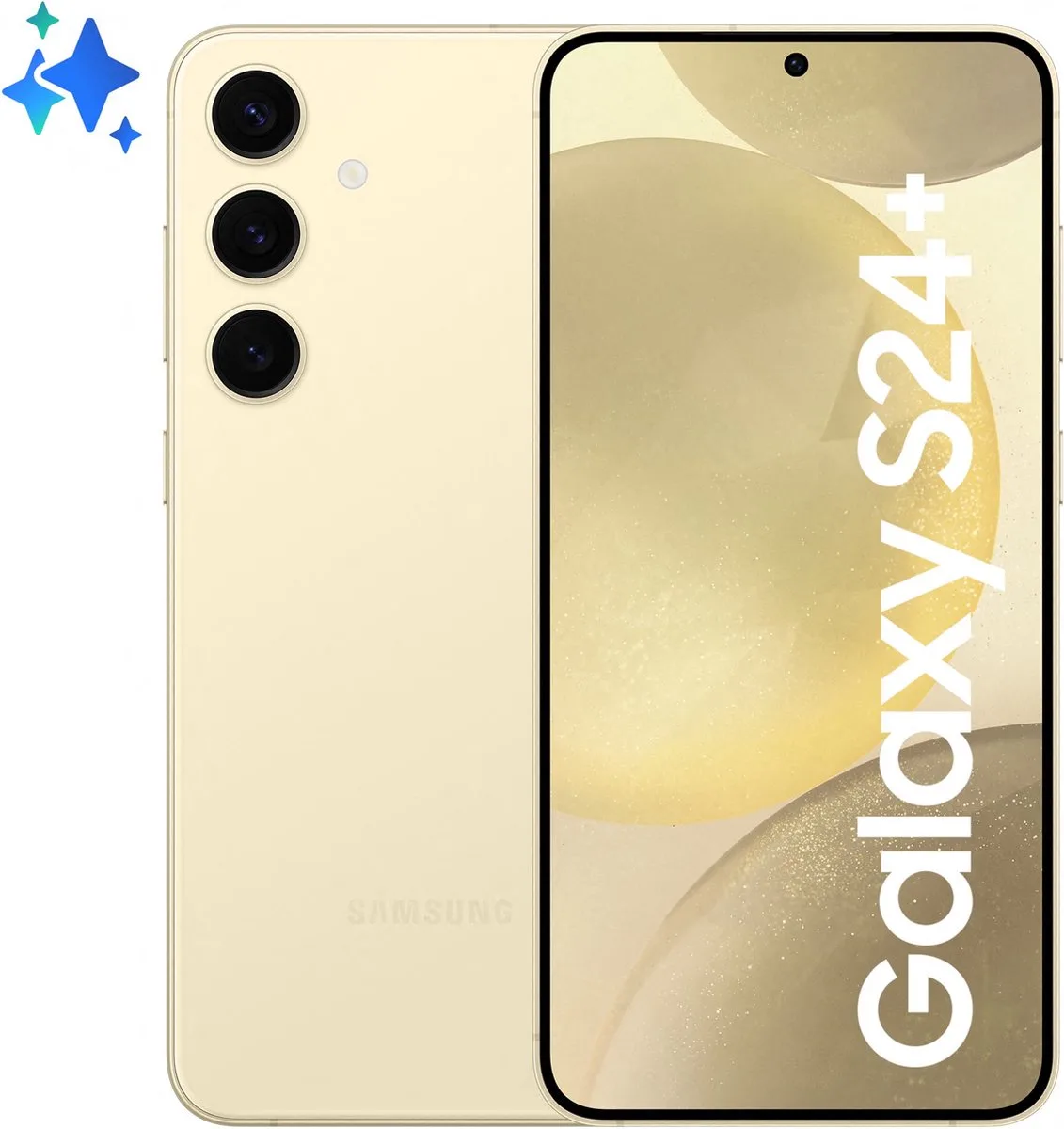 Galaxy S24+ 5G Dual Sim S926B 12/256GB Amber Yellow van Samsung in Amber, Geel – productfoto