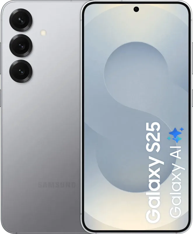 Galaxy S25 128GB Silber 5G von Samsung – Produktfoto