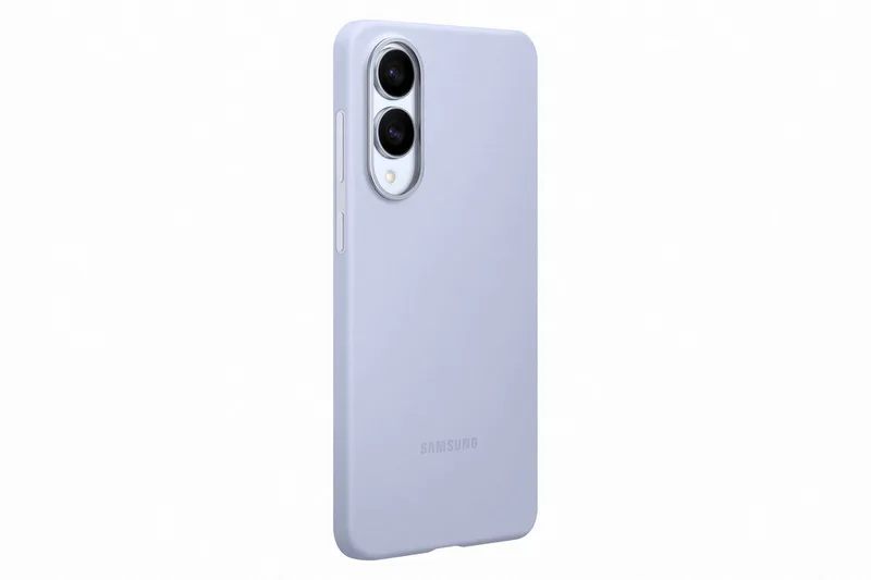 Galaxy S25 Edge Hoesje - Silicone Case de Samsung en Bleu clair – photo produit