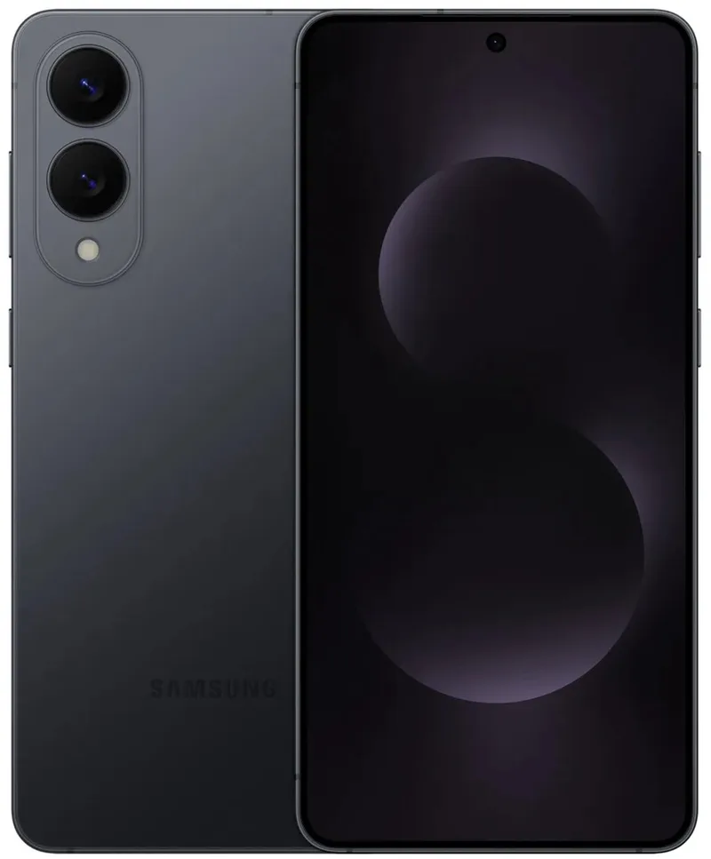 Galaxy S25 Edge fra Samsung i Sort – produktbillede