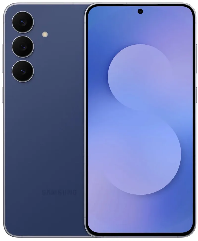 Galaxy S25 FE van Samsung in Donkerblauw – productfoto