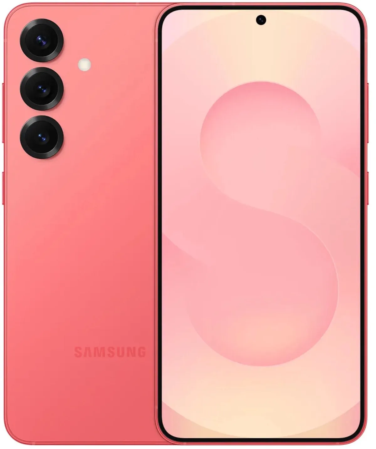 Galaxy S25 SM-S931B/DS 15,8 cm (6.2) Dual SIM Android 15 5G USB Type-C 12 GB 512 GB 4000 mAh Koraal, Rood de Samsung en Coralred – photo produit