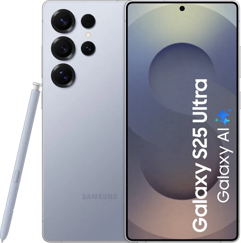 Galaxy S25 Ultra 5G - 256GB by Samsung in Titanium Silver Blue – product photo