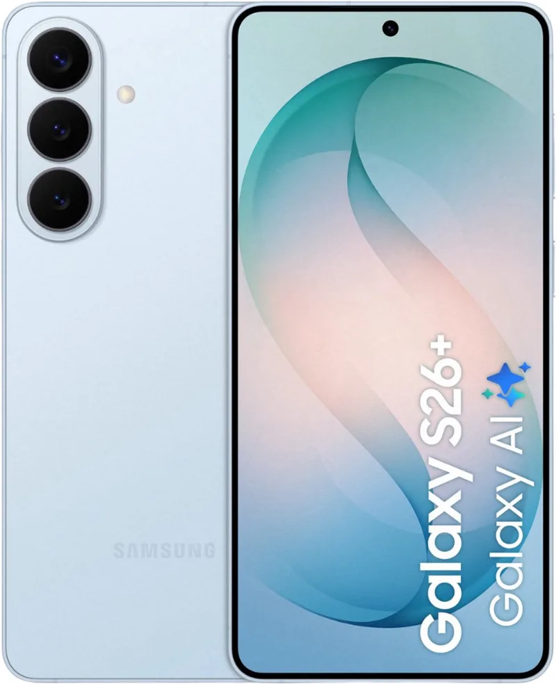 Galaxy S26+ - 256GB - Blauw van Samsung in Sky Blauw – productfoto