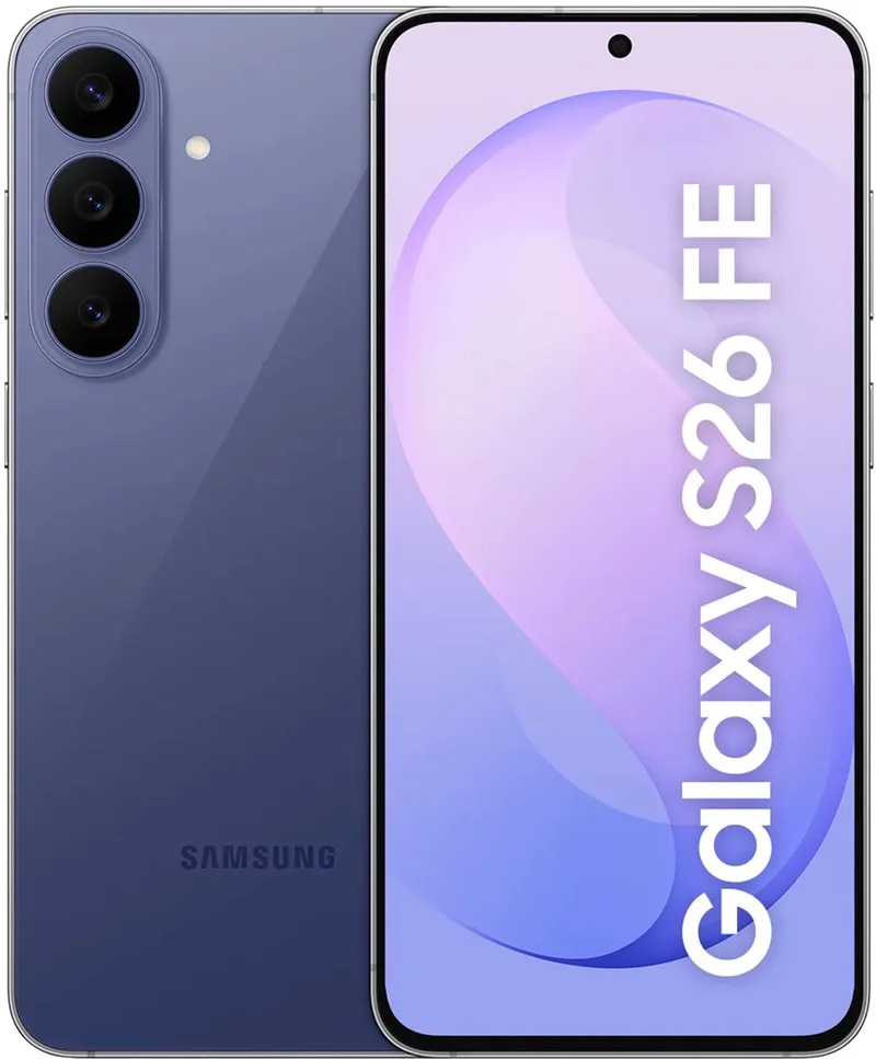 Galaxy S26 FE - Smartphone - 128GB van Samsung in Blueberry – productfoto