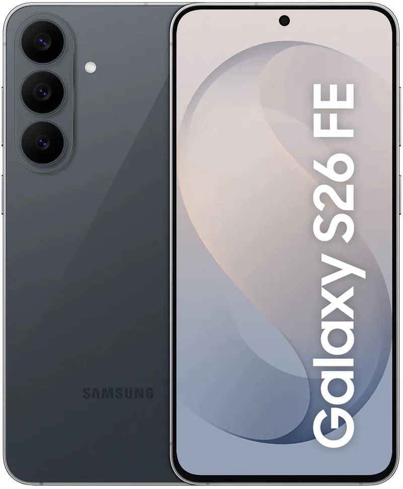 Galaxy S26 FE - Smartphone - 128GB van Samsung in Graphite – productfoto