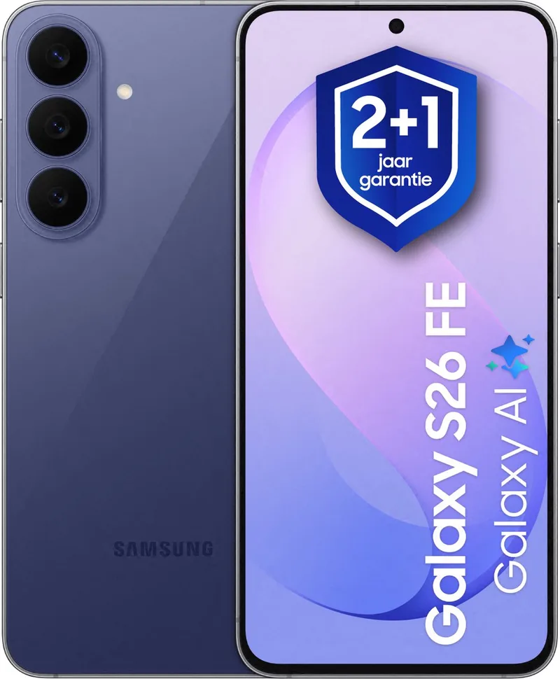 Galaxy S26 FE - Smartphone - 256GB - 1 jaar extra garantie de Samsung en Blueberry – photo produit