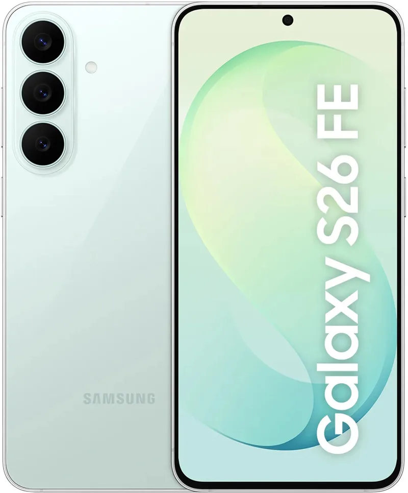 Galaxy S26 FE - Smartphone - 256GB von Samsung in Pistachio – Produktfoto