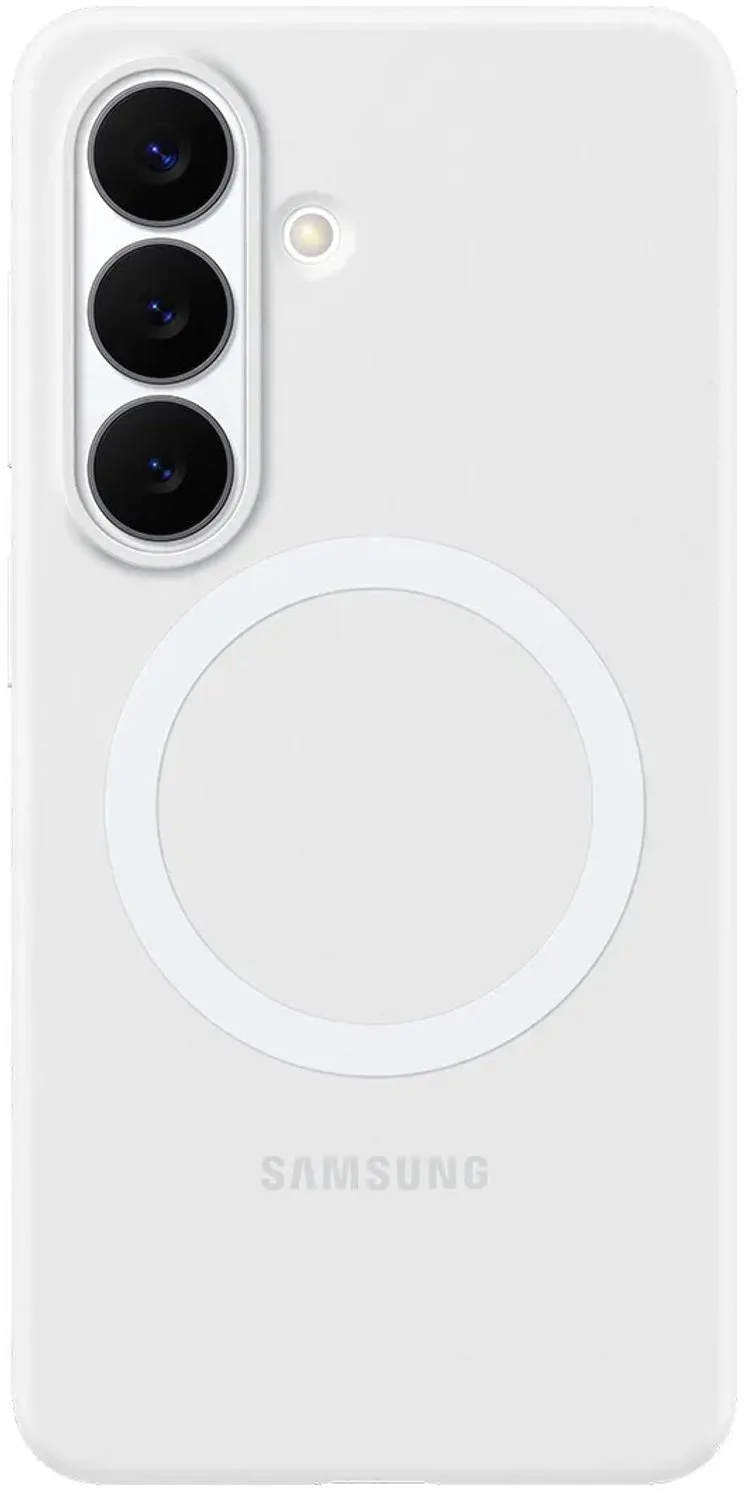 Galaxy S26 Hoesje - Silicone Magnet Case by Samsung in White – product photo