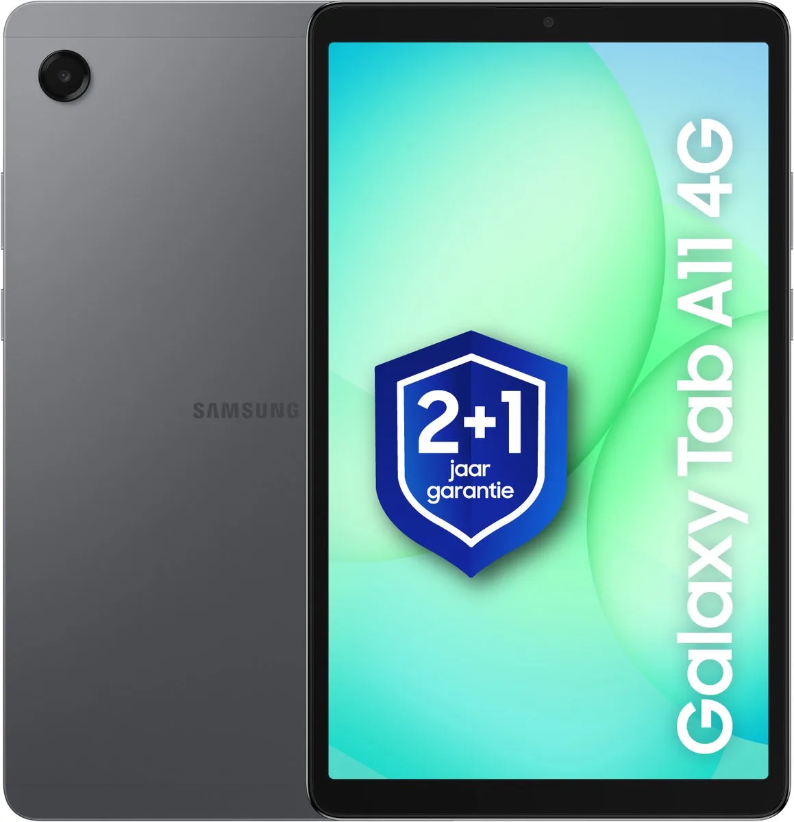 Galaxy Tab A11 - 4G - 128GB - 1 jaar extra garantie van Samsung in Grijs – productfoto