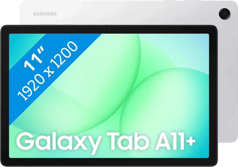 Galaxy Tab A11 Plus 11 Zoll 128GB Wi-Fi Silber von Samsung – Produktfoto