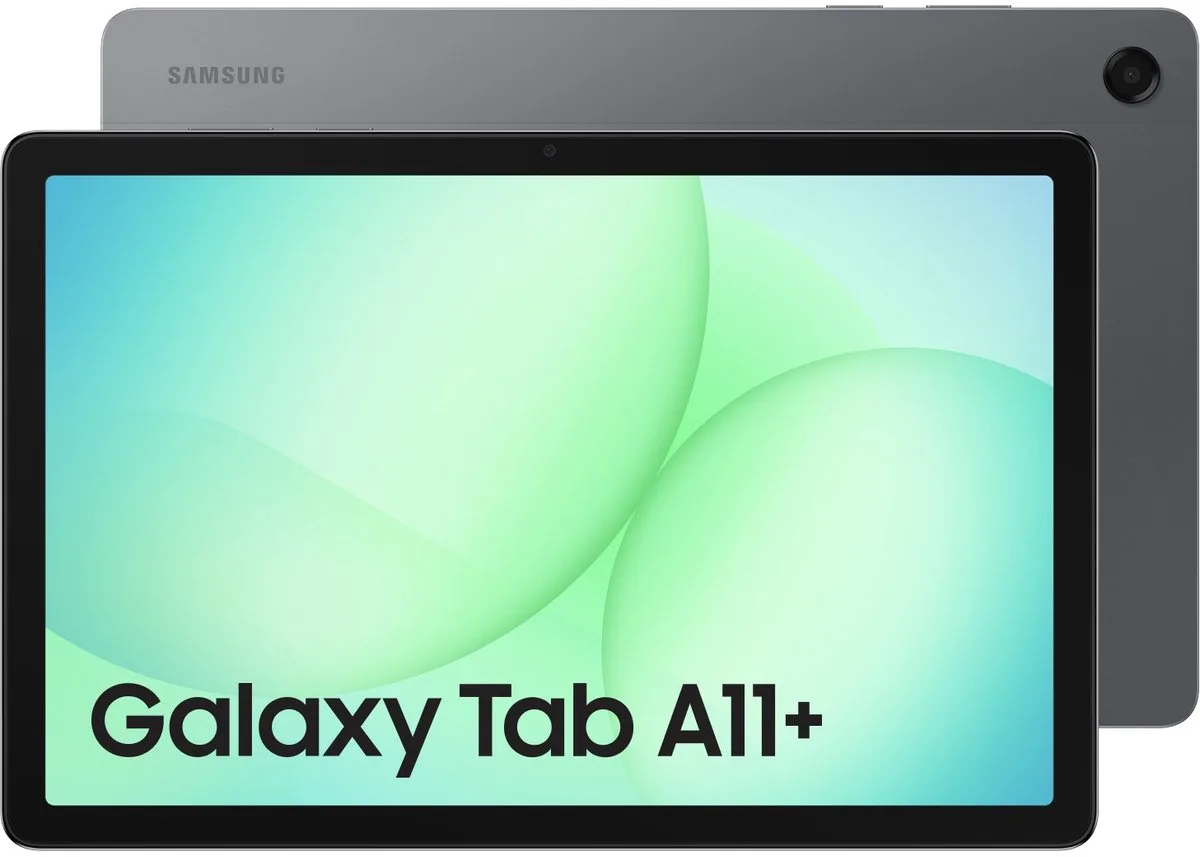 Galaxy Tab A11 Plus - 128GB - Gray - Enterprise Edition van Samsung in Gray EE – productfoto