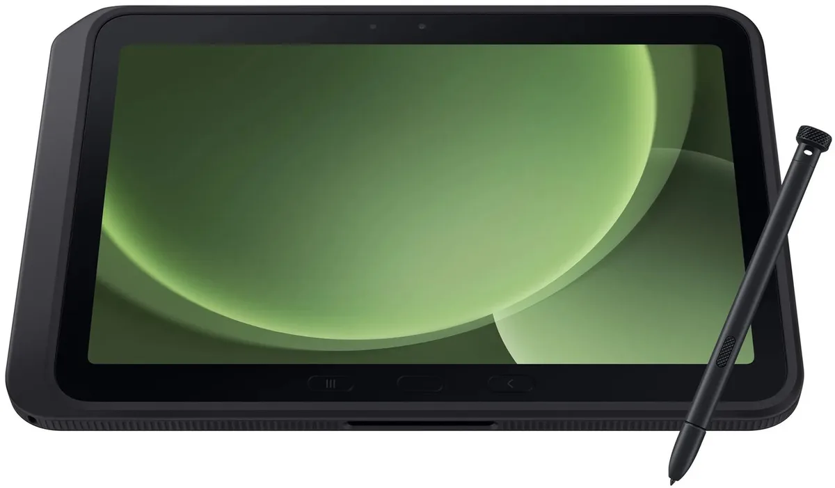 Galaxy Tab Active5 Pro Active5 Pro 5G Enterprise Edit Snapdragon LTE 256 GB 25,6 cm (10.1) 8 GB Wi-Fi 6 (802.11ax) Android 15 Groen van Samsung in Zwart – productfoto