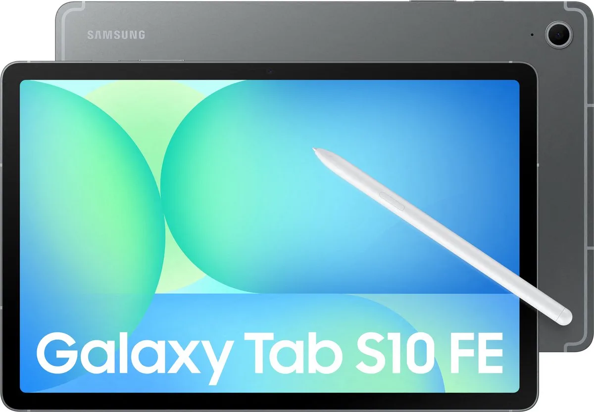 Galaxy Tab S10 FE - 5G - 128GB - Gray - Enterprise Edition van Samsung in Grijs EE – productfoto