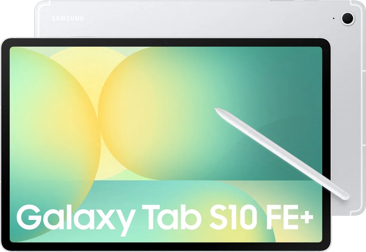 Galaxy Tab S10 FE Plus - Wifi - 256GB van Samsung in Zilver – productfoto