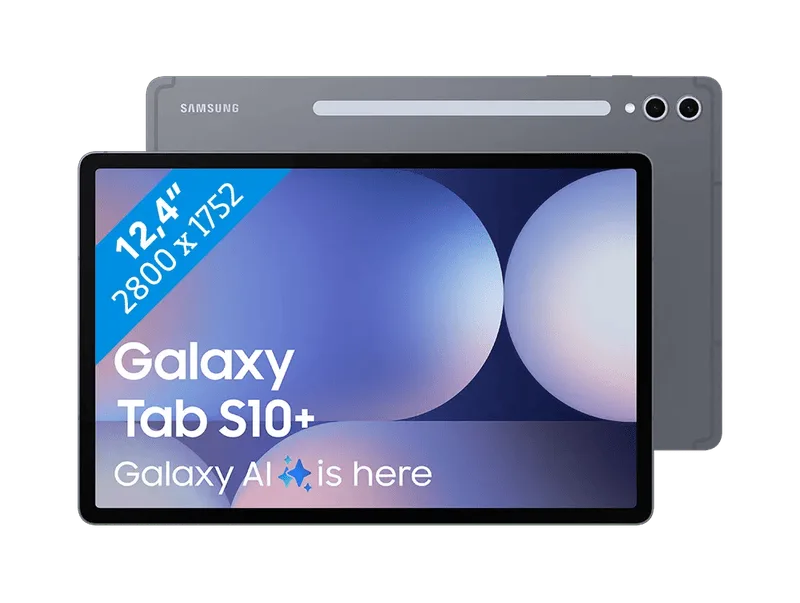 Galaxy Tab S10 Plus 12,4 inch 256GB Wifi + 5G Grijs van Samsung – productfoto