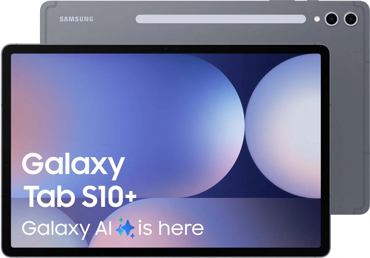 Galaxy Tab S10 Plus - 5G - 12/256GB - Moonstone Gray van Samsung in Grijs – productfoto