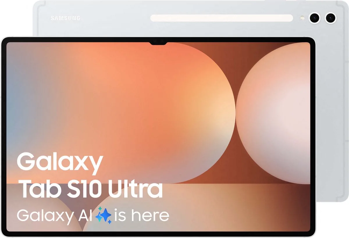 Galaxy Tab S10 Ultra - WiFi - 12/256GB - Platinum Silver van Samsung in Zilver – productfoto