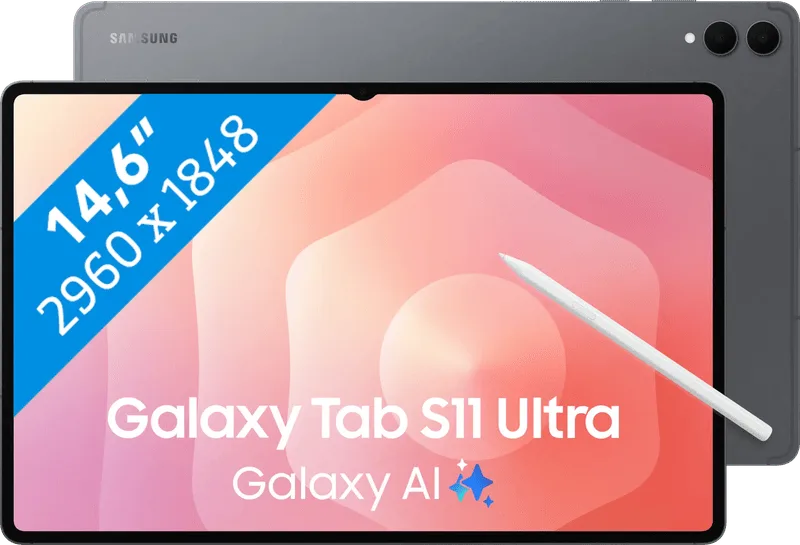 Galaxy Tab S11 Ultra 14,6 inch 1TB Wifi Grijs von Samsung – Produktfoto