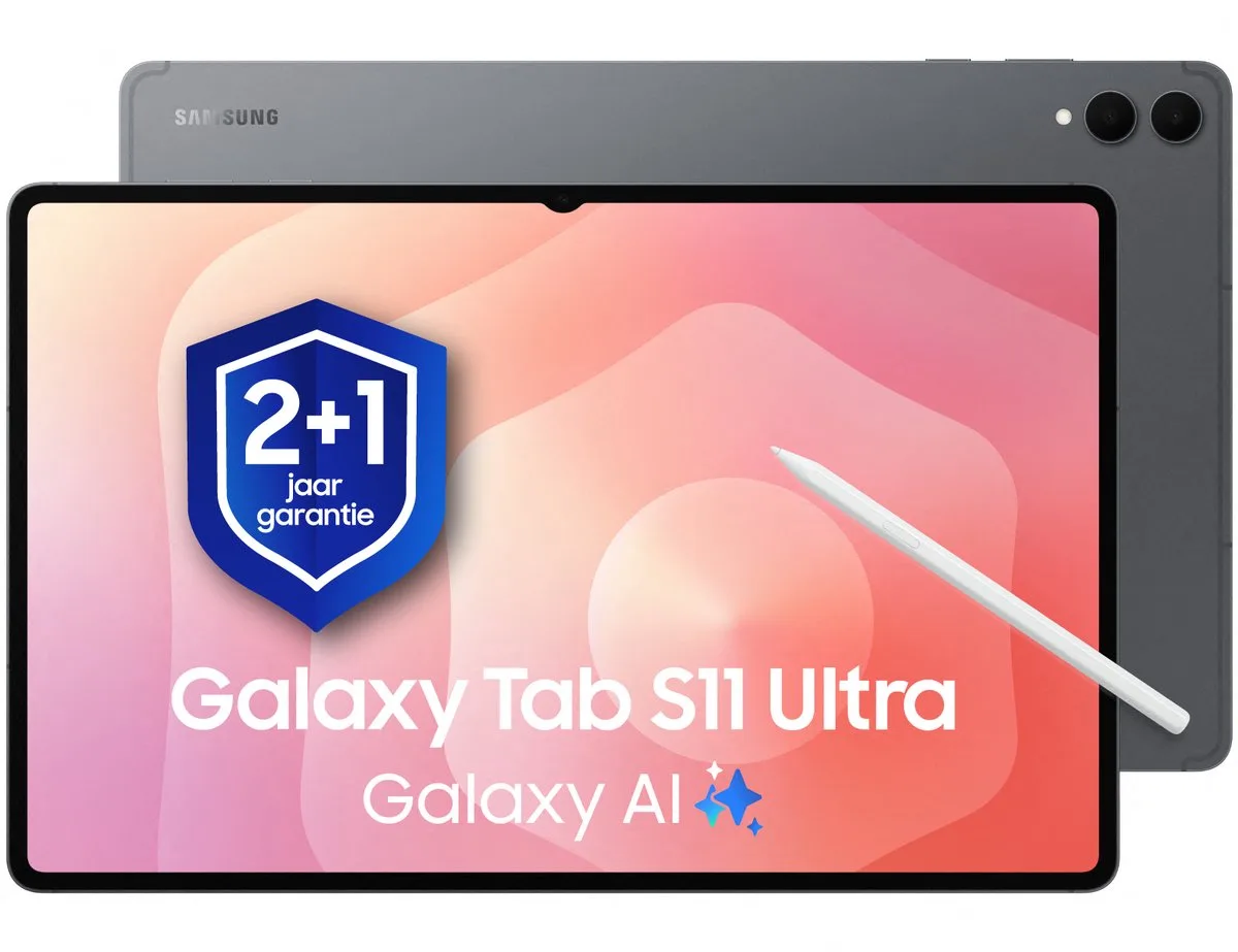 Galaxy Tab S11 Ultra - 512GB - 1 jaar extra garantie de Samsung en Gris – photo produit