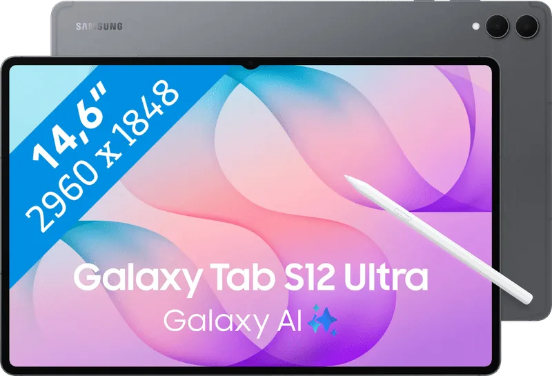 Galaxy Tab S12 Ultra 14,6 inch 1TB Wifi Grijs van Samsung – productfoto