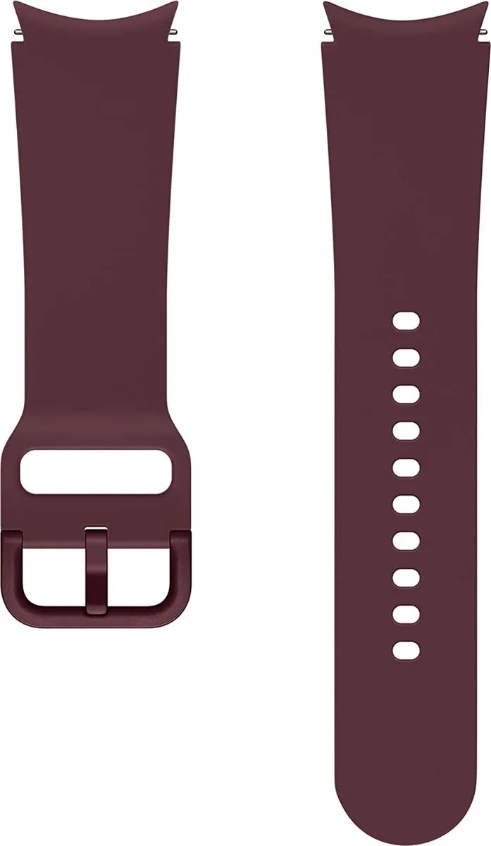 Galaxy Watch 4 Sport Bandje 20mm Maat M/L - Burgundy ET-SFR87LEEGEU van Samsung in Rood – productfoto