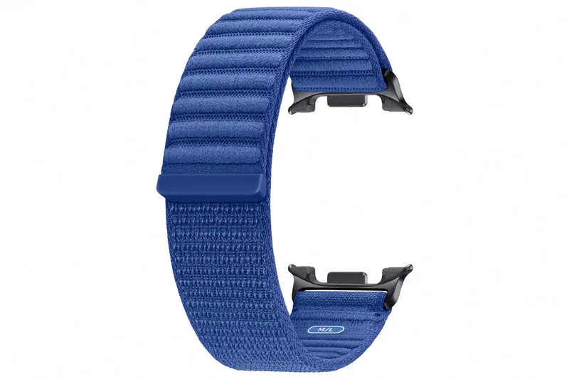Galaxy Watch 8 - Smartwatchbandje - Fabric (M/L) de Samsung en Bleu – photo produit