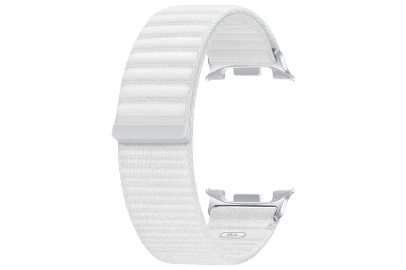 Galaxy Watch 8 - Smartwatchbandje - Fabric (M/L) fra Samsung i Hvid – produktbillede