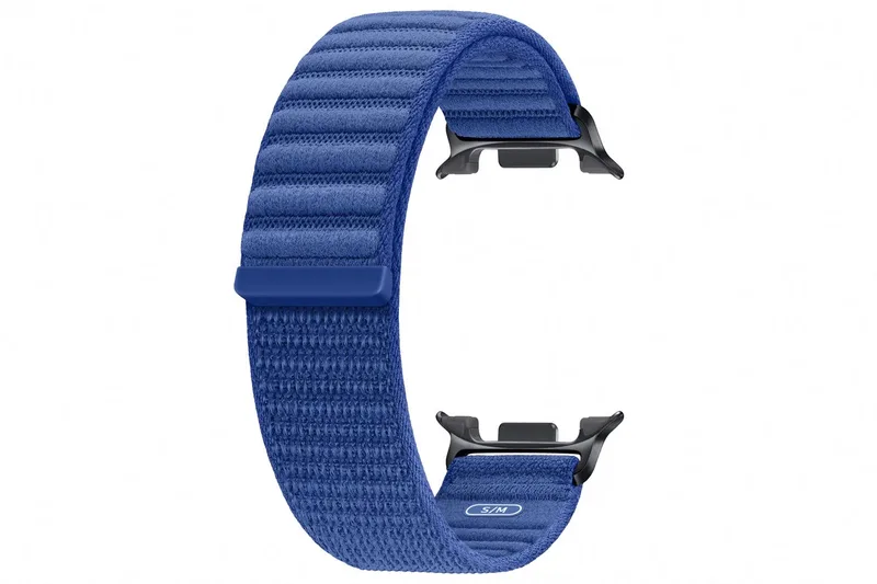 Galaxy Watch 8 - Smartwatchbandje - Fabric (S/M) de Samsung en Bleu – photo produit