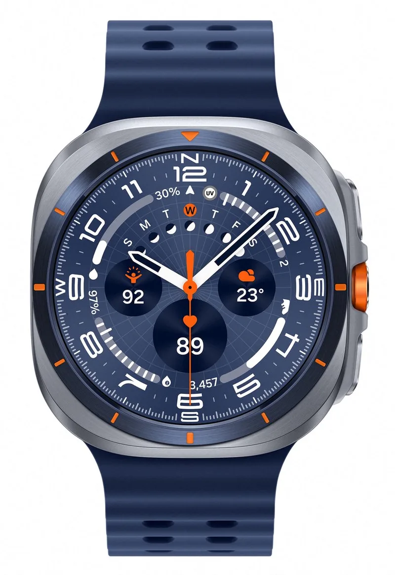 Galaxy Watch Ultra (2025) - smartwatch - 47mm - LTE - Titanium Blue van Samsung in Blauw – productfoto