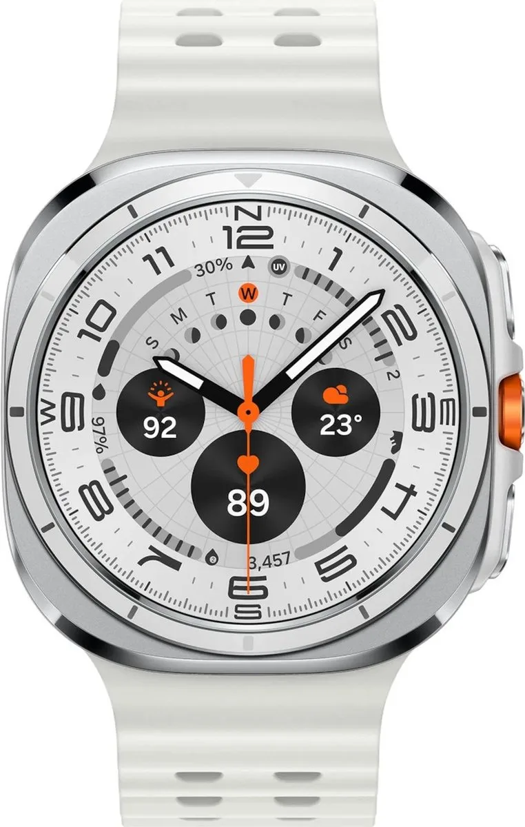 Galaxy Watch Ultra (2025) - Titanium White fra Samsung i Hvid – produktbillede