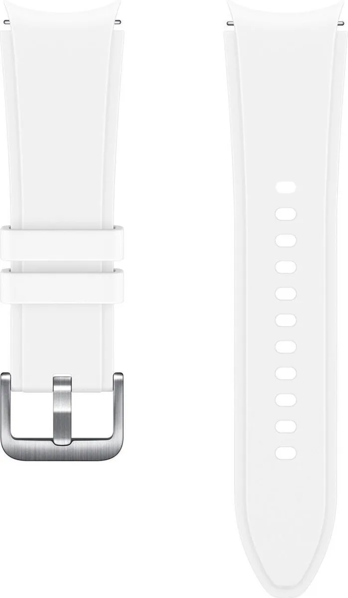 Galaxy Watch4 Ridge Sport Bandje 20mm Maat S/M - ET-SFR88SWEGEU by Samsung in White – product photo