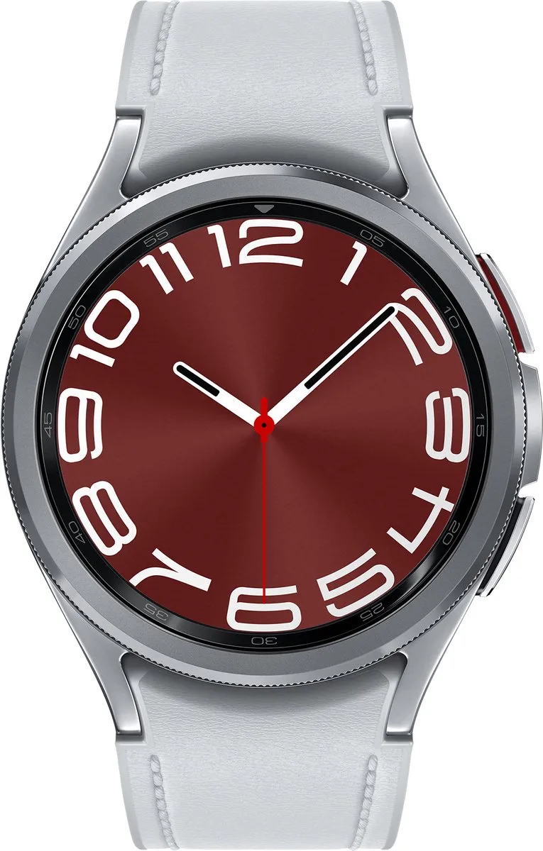Galaxy Watch6 Classic - LTE/4G variant - 43mm - Silver de Samsung en Argent – photo produit