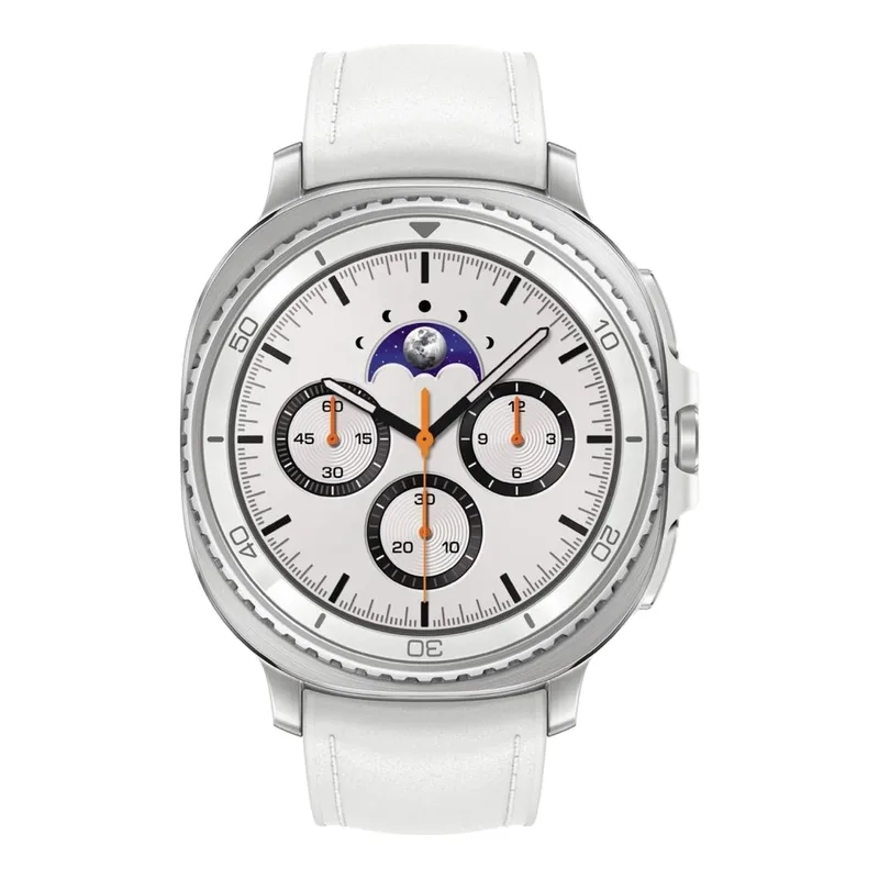Galaxy Watch8 Classic 46 mm - LTE-smartwatch - Wit van Samsung – productfoto