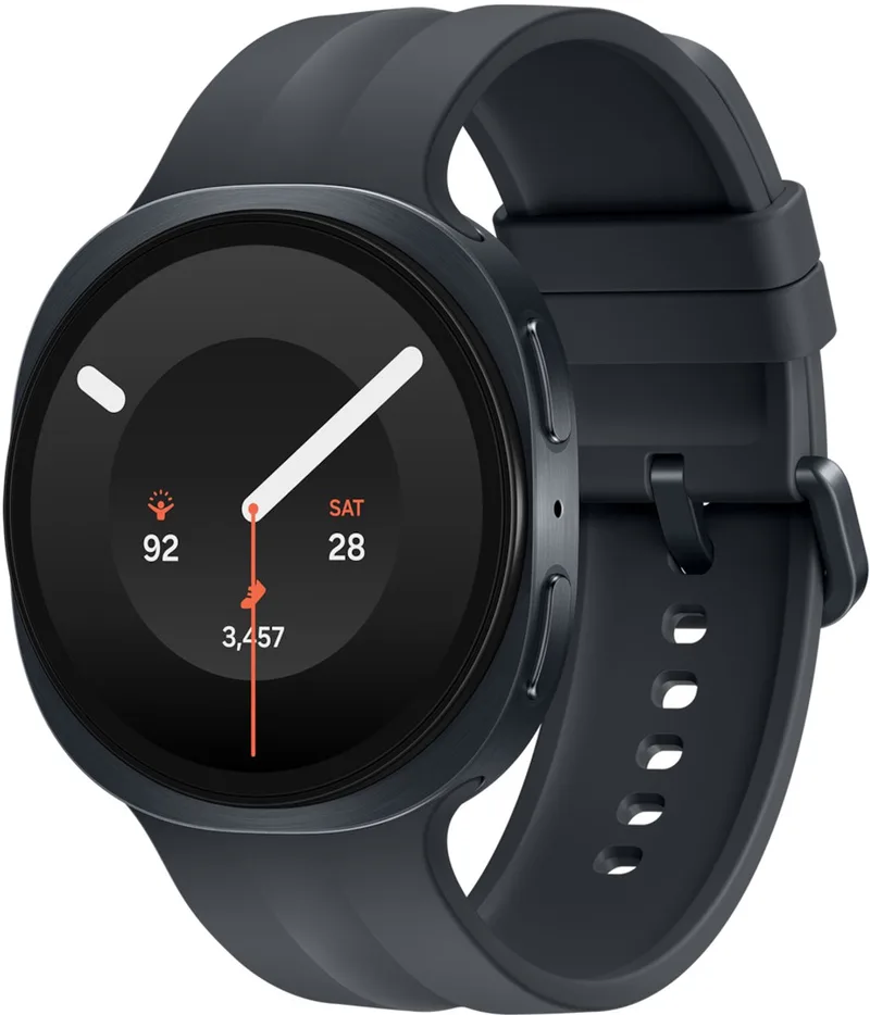 Galaxy Watch9 3,81 cm (1.5") AMOLED 44 mm Digitaal 480 x 480 Pixels Touchscreen Wifi GPS de Samsung en Grafiet – photo produit