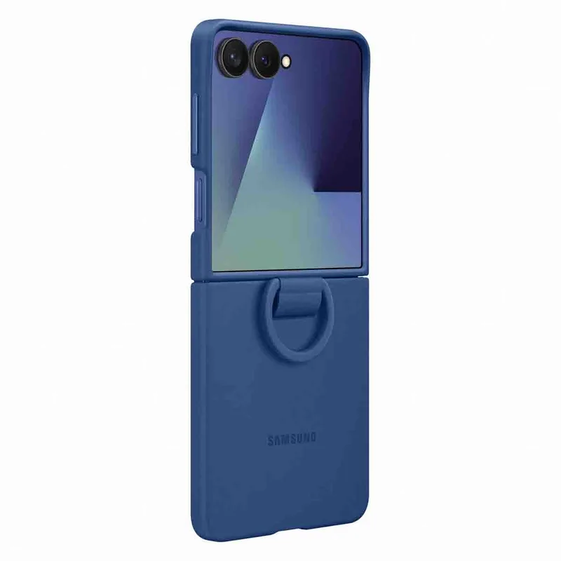 Galaxy Z Flip 7 Hoesje - Ring Case van Samsung in Blauw – productfoto