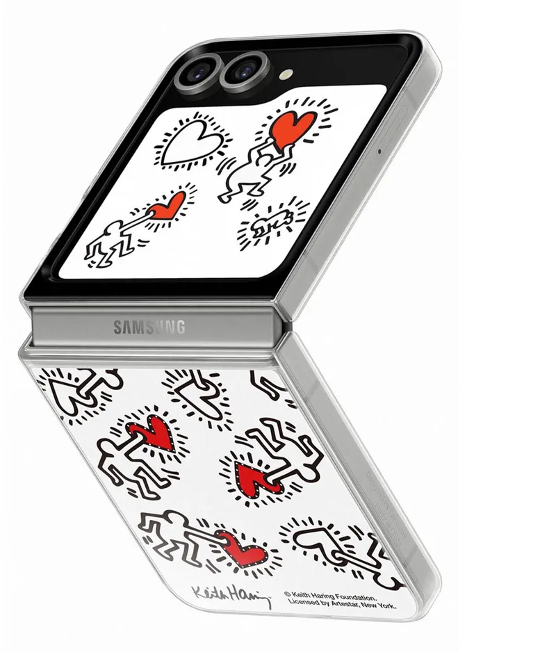Galaxy Z Flip6 hoesje - Flipsuit case de Samsung en Blanc – photo produit
