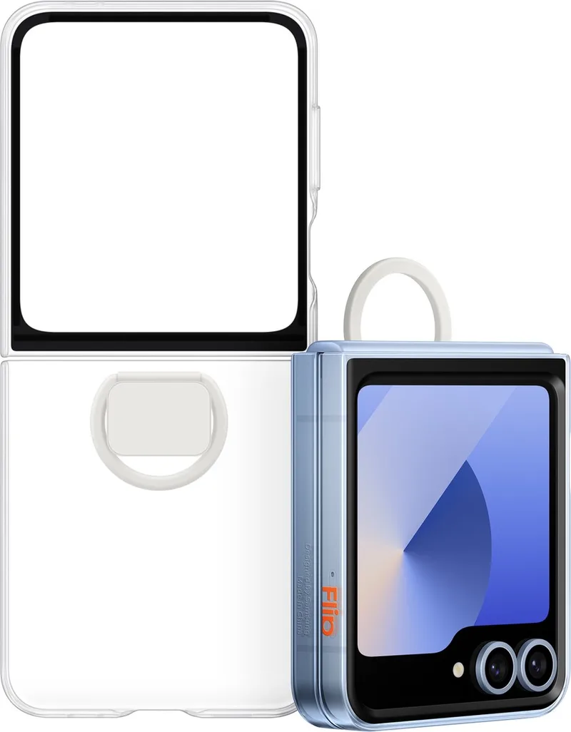Galaxy Z Flip6 Hoesje van Samsung in Transparant – productfoto