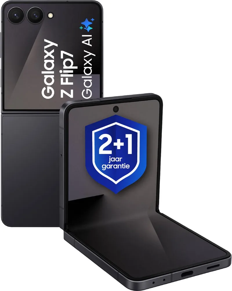 Galaxy Z Flip7 5G - 256GB - 1 Jaar extra garantie de Samsung en Jet Black – photo produit