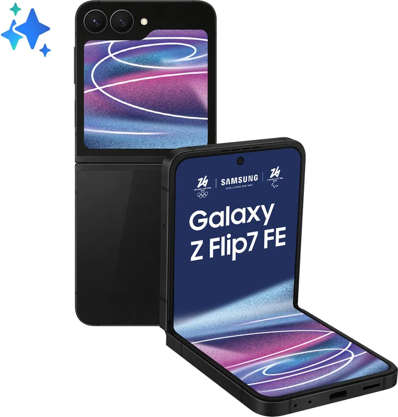 Galaxy Z Flip7 FE 5G – 256GB de Samsung en Noir – photo produit