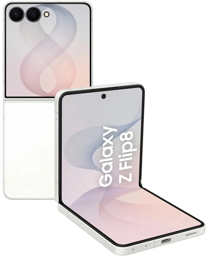 Galaxy Z Flip8 17,5 cm (6.9) Dual SIM 5G USB Type-C 12 GB 512 GB 4300 mAh van Samsung in Crème – productfoto
