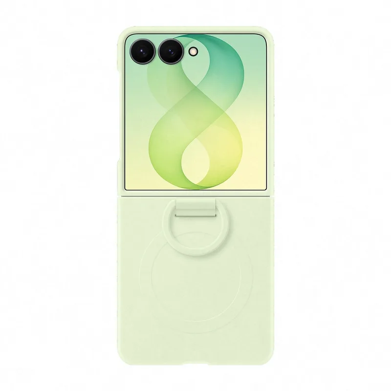 Galaxy Z Flip8 Hoesje - Silicone Ring Magnet by Samsung in Green – product photo