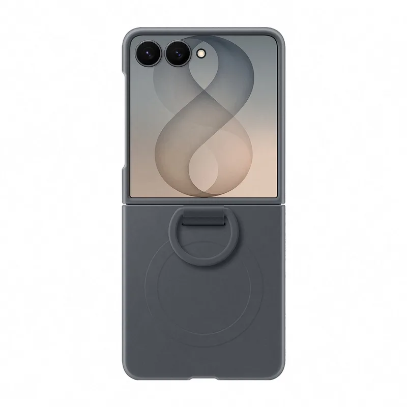 Galaxy Z Flip8 Hoesje - Silicone Ring Magnet by Samsung in Black – product photo