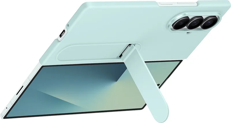 Galaxy Z Fold 7 Hoesje - Silicone Case de Samsung en Bleu clair – photo produit
