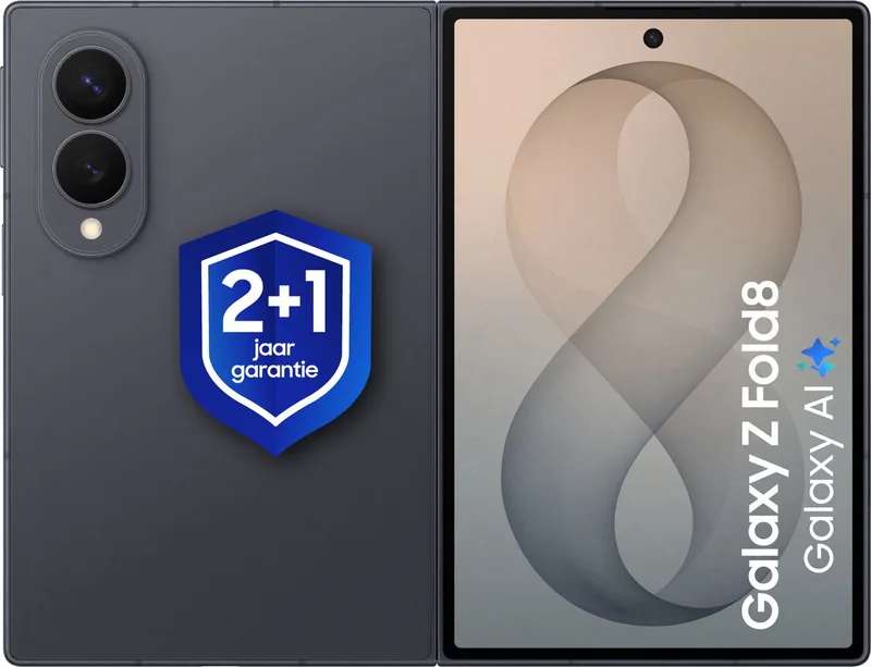 Galaxy Z Fold8 5G - Smartphone - 256GB - 1 jaar extra garantie van Samsung in Graphite – productfoto