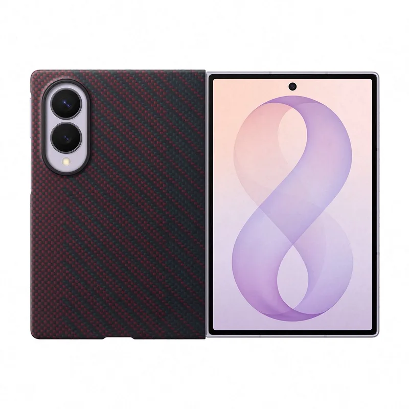 Galaxy Z Fold8 Hoesje - Carbon Magnet de Samsung en Rouge – photo produit