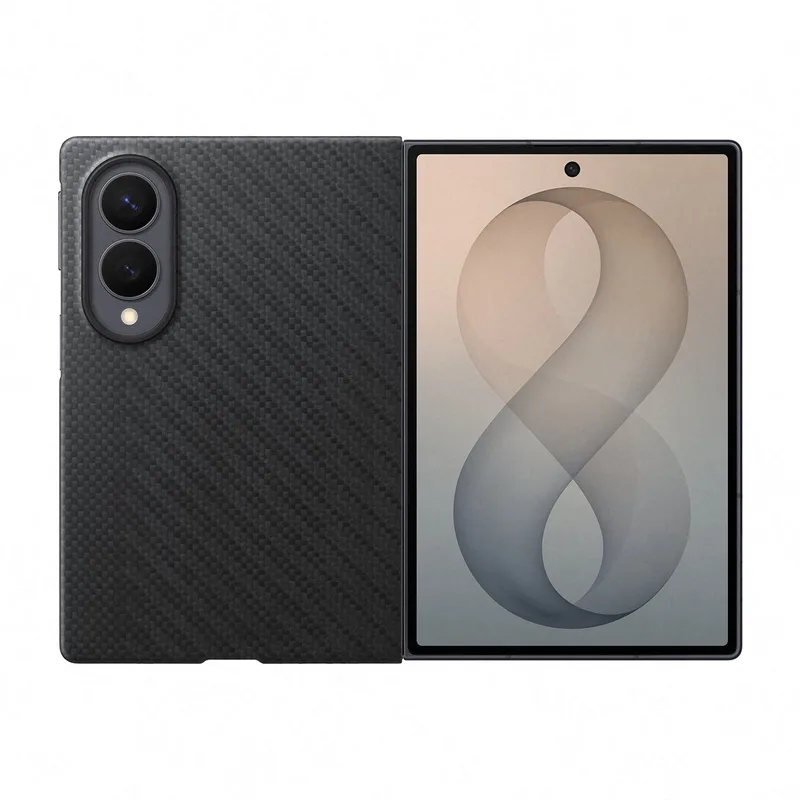 Galaxy Z Fold8 Hoesje - Carbon Magnet van Samsung in Zwart – productfoto