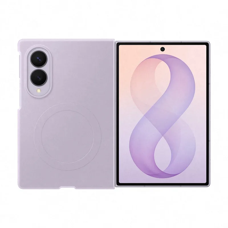 Galaxy Z Fold8 Hoesje - Silicone Magnet de Samsung en Violet – photo produit