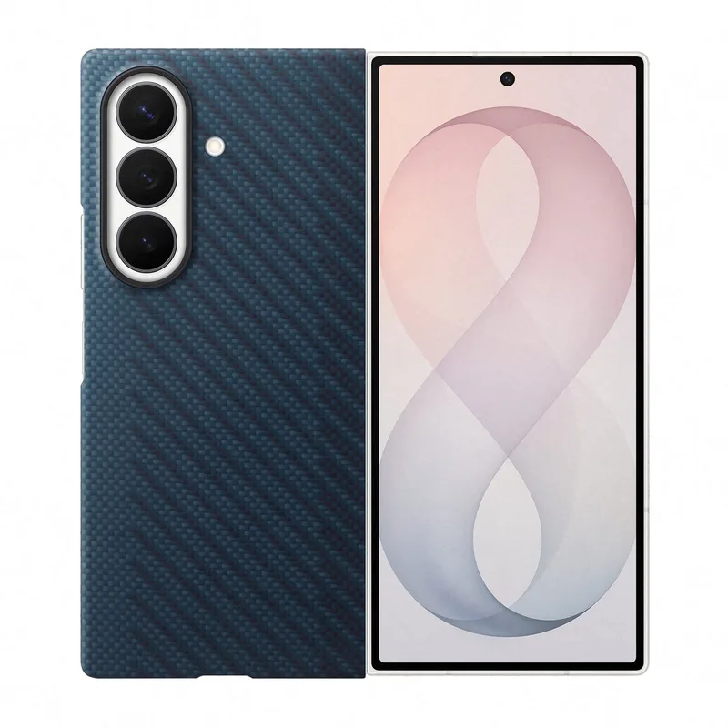Galaxy Z Fold8 Ultra Hoesje - Carbon Magnet fra Samsung i Blå – produktbillede
