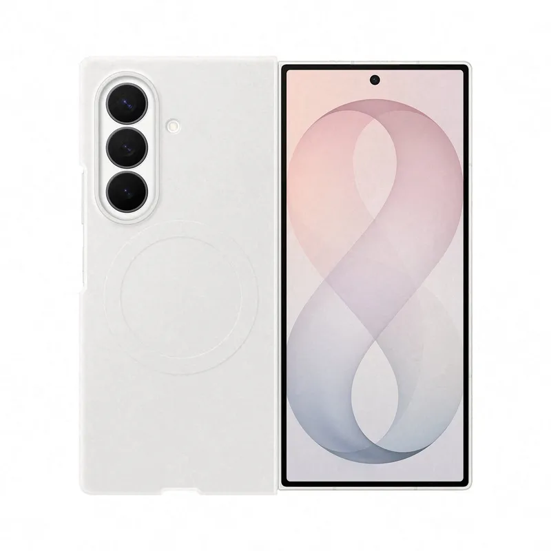 Galaxy Z Fold8 Ultra Hoesje - Silicone Magnet von Samsung in Weiß – Produktfoto